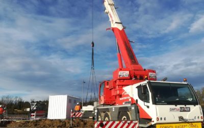 Février 2021 – Début du chantier de la station BioGNV du Confluent