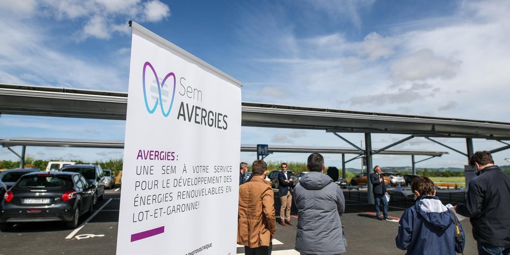 20 mai 2021 – Inauguration des ombrières solaires à Montesquieu