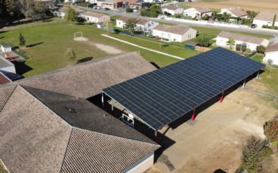 Inauguration du 1er préau solaire du Lot-et-Garonne